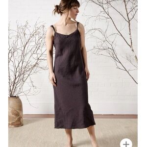 Artemesia Linen Slip Dress